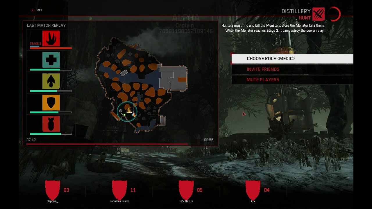Evolve Big Alpha Online Match Part - Playing As A Hunter