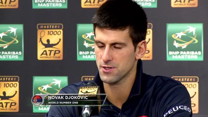 Novak Djokovic ya mira a Raonic