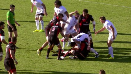 TOP14 - Lyon-Toulouse: Essai Vincent Clerc (TLS) - J10 - Saison 2014/2015