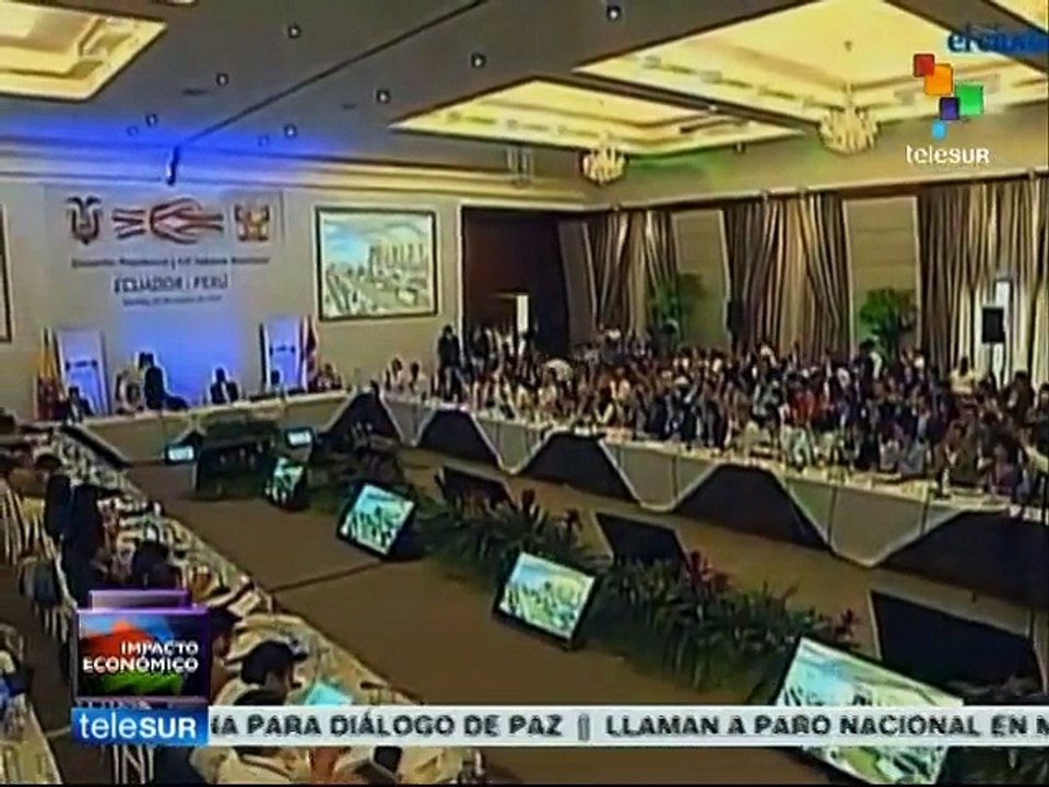 Ecuador y Perú firman acuerdos bilaterales