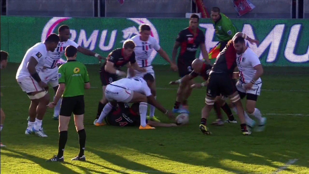 TOP14 - Lyon-Toulouse: Essai Timoci Matanavu (TLS) - J10 - Saison 2014/2015