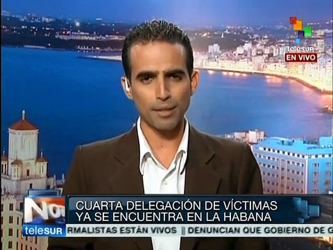 Cuarta delegación de víctimas arribó a los Diálogos de paz