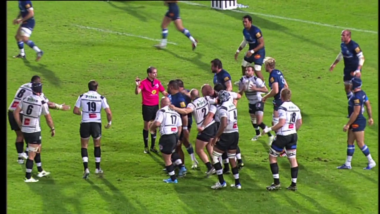 TOP14 - Brive-Castres: Essai Alfi Mafi (BRI) - J10 - Saison 2014/2015