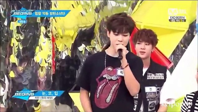 141023 BTS jimin singing eyes nose lips cut