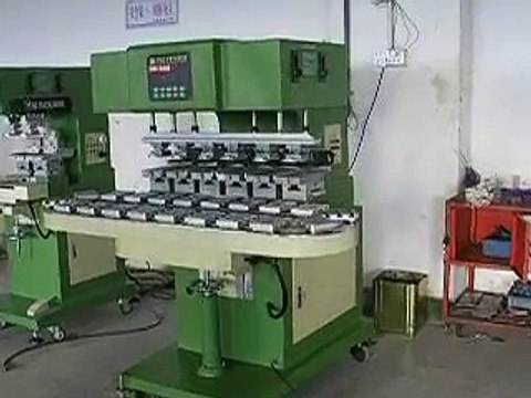 Six Color Pad Printing Machine