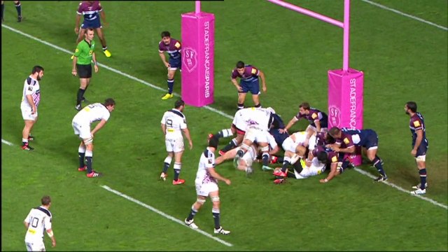 TOP14 - Stade Français-Bordeaux: Essai 1 Waisale Nayacalevu (PAR) - J10 - Saison 2014/2015