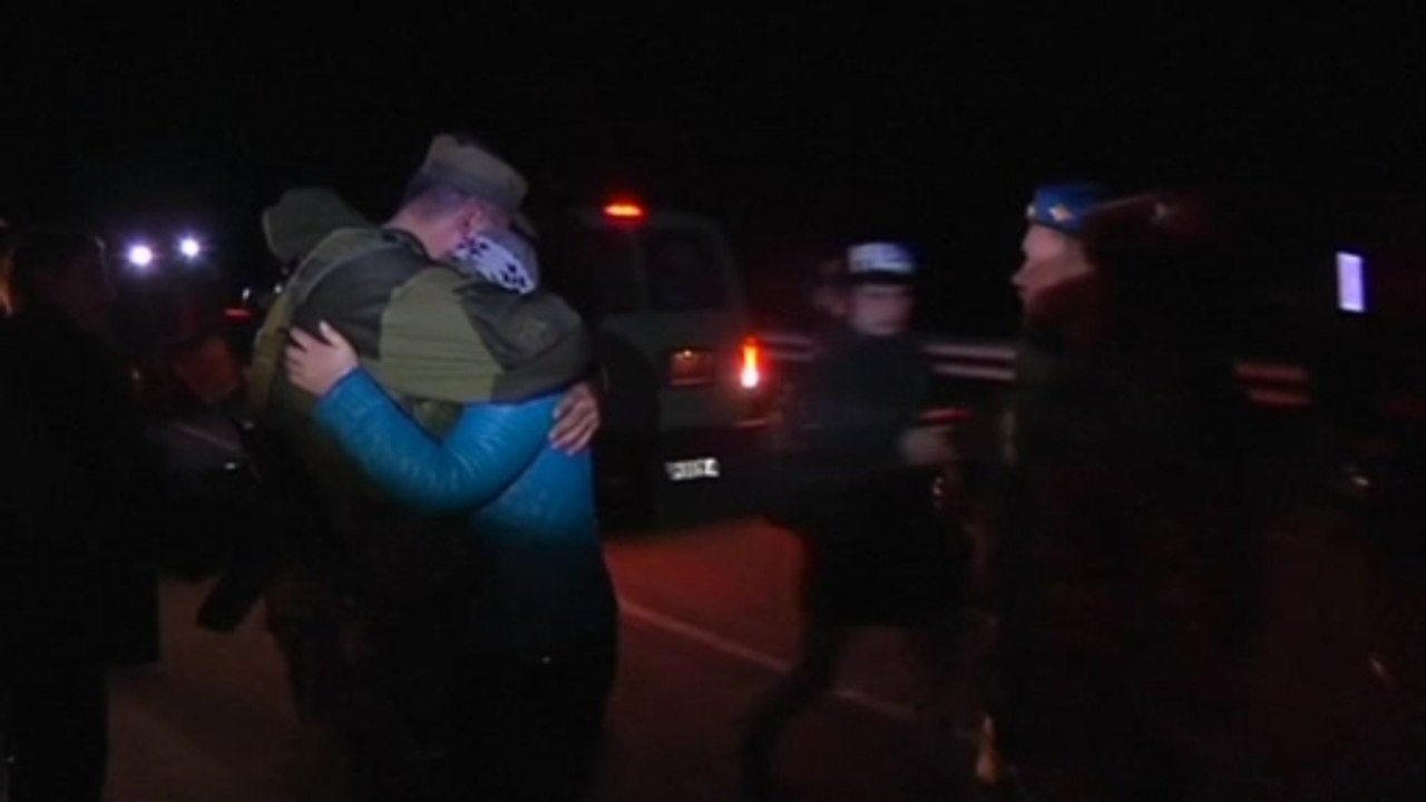 Prisoner exchange eastern Ukraine