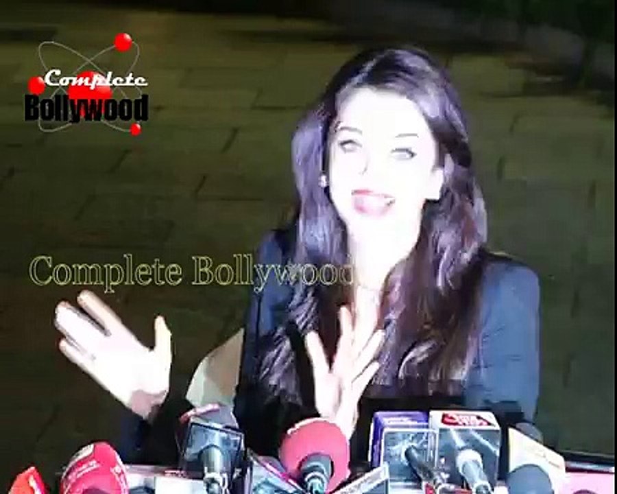 Aishwarya Rai Bachchan Birthday Press Meet 2014 Pt. 1/2