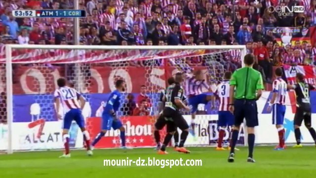 Nabil Ghilas - deux buts contre Atlético Madrid