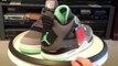 Air Jordan IV (4) Retro Green Glow Dark Grey Gree shoes