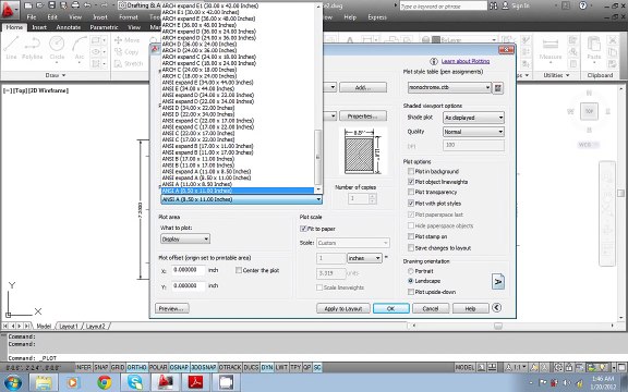 AutoCAD 2012 urdu tutorial part 18 - Basic Printing and Plotting