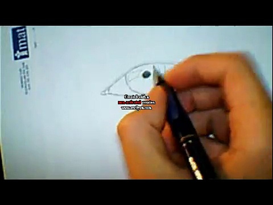 Karakalem Göz Çizimi - 1