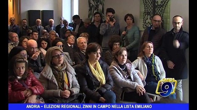ANDRIA | Elezioni regionali, Zinni in campo nella lista Emiliano