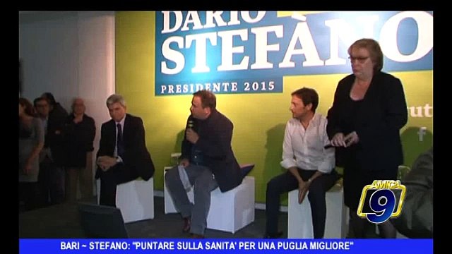 BARI | Stefàno: Puntare sulla sanità per una Puglia Migliore