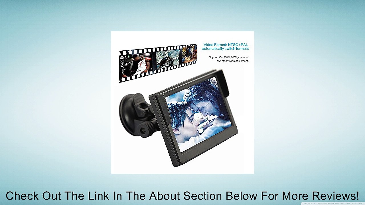 5 Inch TFT LCD Car Color Rear View Monitor Parking Backup Camera DVD + 2 Bracket Review