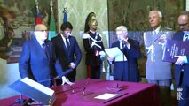 Roma - Giuramento al Quirinale del Ministro Gentiloni (31.10.14)