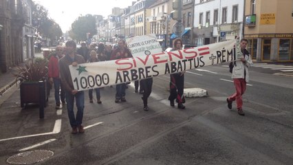 Manifestation contre le barrage de Sivens