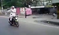 The Old Man Dancing On Motorcycle So Funny