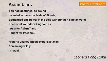 Leonard Fong Roka - Asian Liars