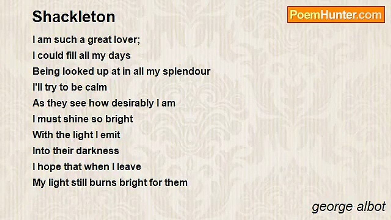 george albot - Shackleton