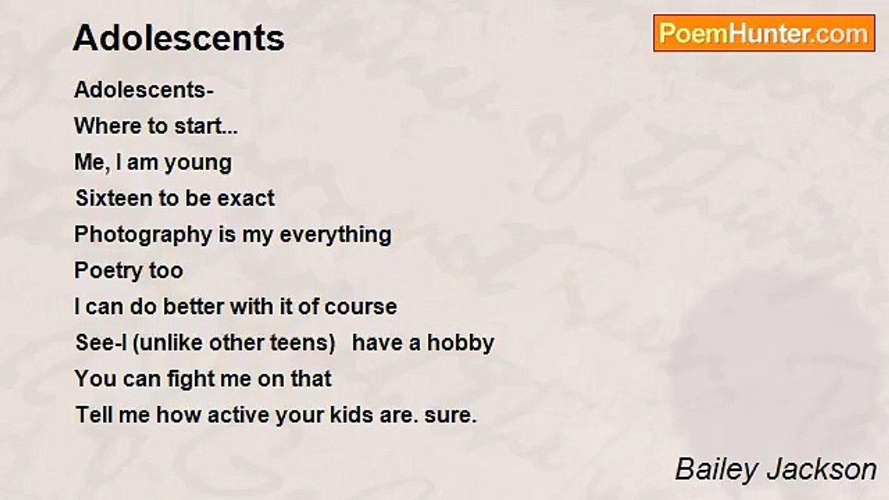 Bailey Jackson - Adolescents