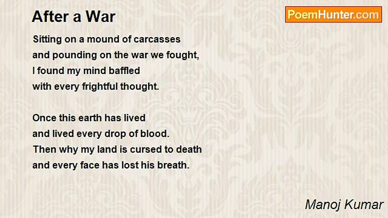 Manoj Kumar - After a War