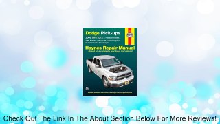 Haynes Repair Manuals 30043 Dodge Full-Size Pick-Ups, 09-12 Review
