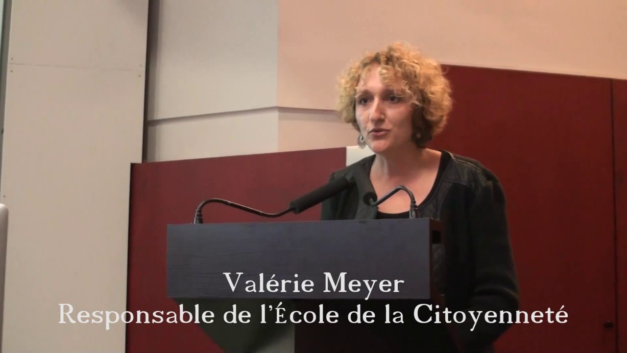 Valérie Meyer, responsable de l'École de la Citoyenneté
