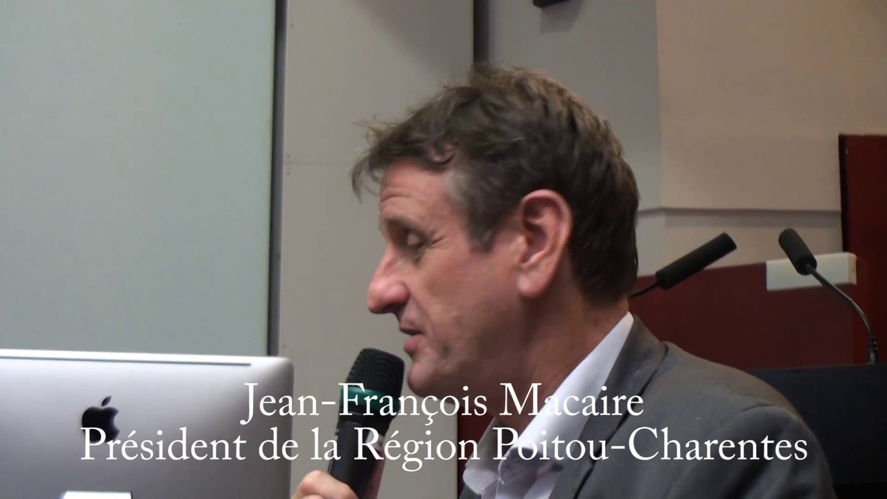 Jean-François Macaire, Président de la Région Poitou-Charentes