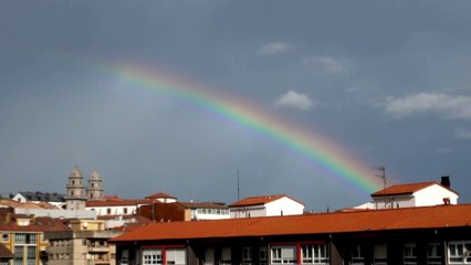 Arco iris Candás Asturias. 2 Nov 2014