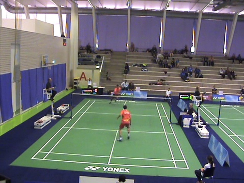 Swiss International 2014 Men's Singles Qualification Shinsai DESLAURIERS (FRA) VS Yoann FREYSINGER (SUI)