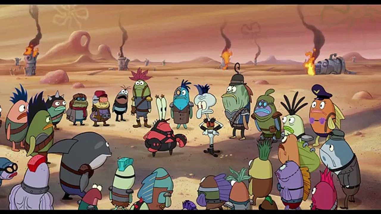 Spongebob SquarePants Sponge Out Of The Water Trailer