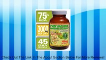 75% HCA Garcinia Cambogia - 180ct - 750mg - 45 Day Supply - All Natural Weight Loss Supplement