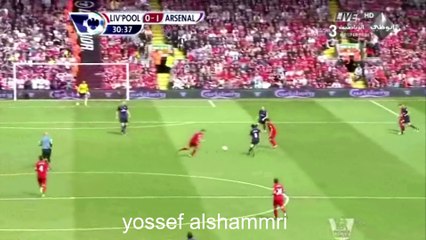 ملخص كامل : ليفربول 0-2 ارسنال ، موسم 2012 .