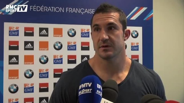 Rugby / L'arrivée de Scott Spedding au rassemblement des Bleus - 02/11