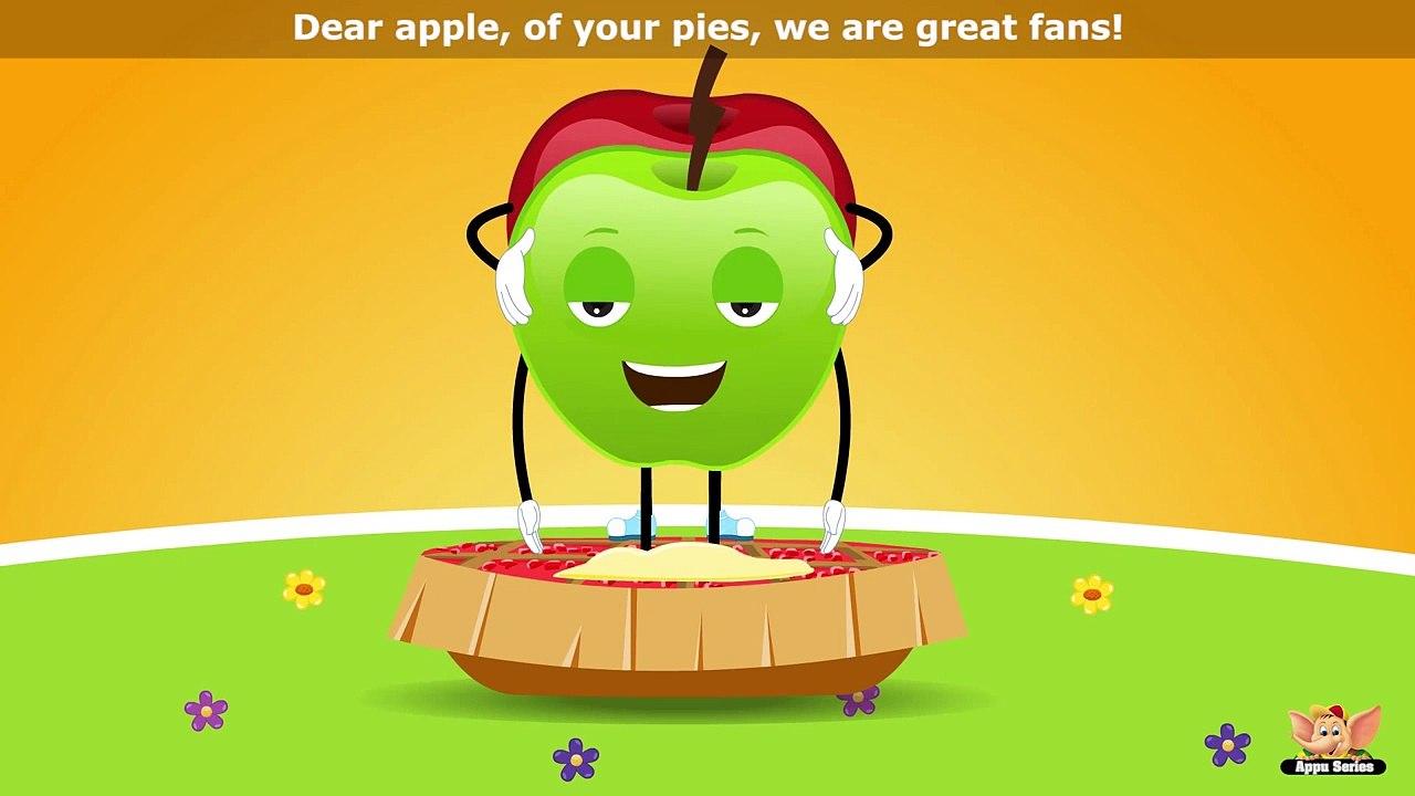 Apple - Fruit Rhyme.
