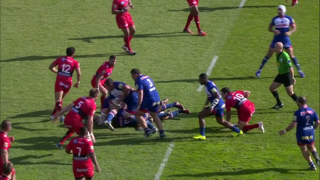 TOP14 - Toulon-Grenoble: Essai Alipate Ratini (GRE) - J10 - Saison 2014/2015