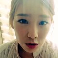 SNSD Taeyeon Singing Patbingsoo on Instagram!