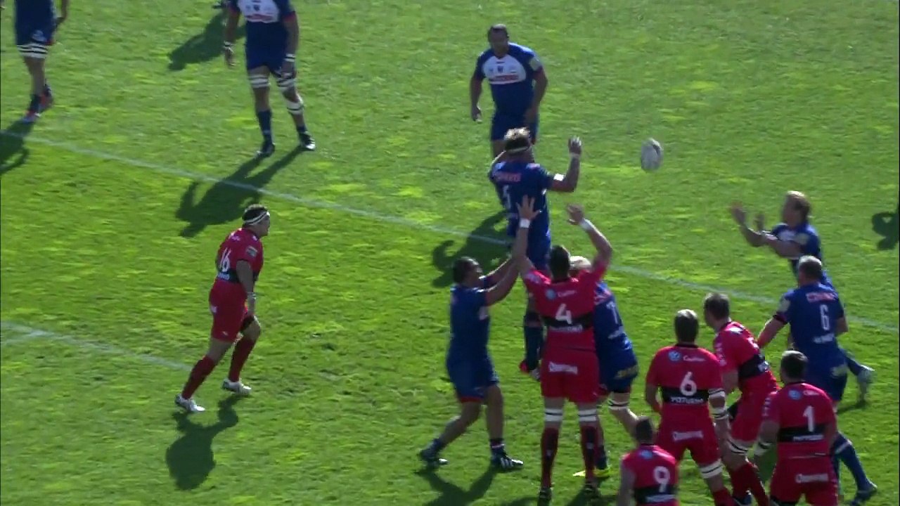 TOP14 - Toulon-Grenoble: Essai Alexandre Menini (TLN) - J10 - Saison 2014/2015