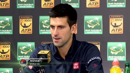 París Masters- Djokovic: "Reservé lo mejor para el final"