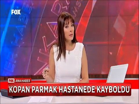 İbni Sina hastanesinde Hastanın kopan parmağını kaybettiler