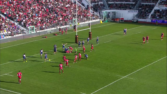 TOP14 - Toulon-Grenoble: Essai 1 Delon Armitage (TLN) - J10 - Saison 2014/2015