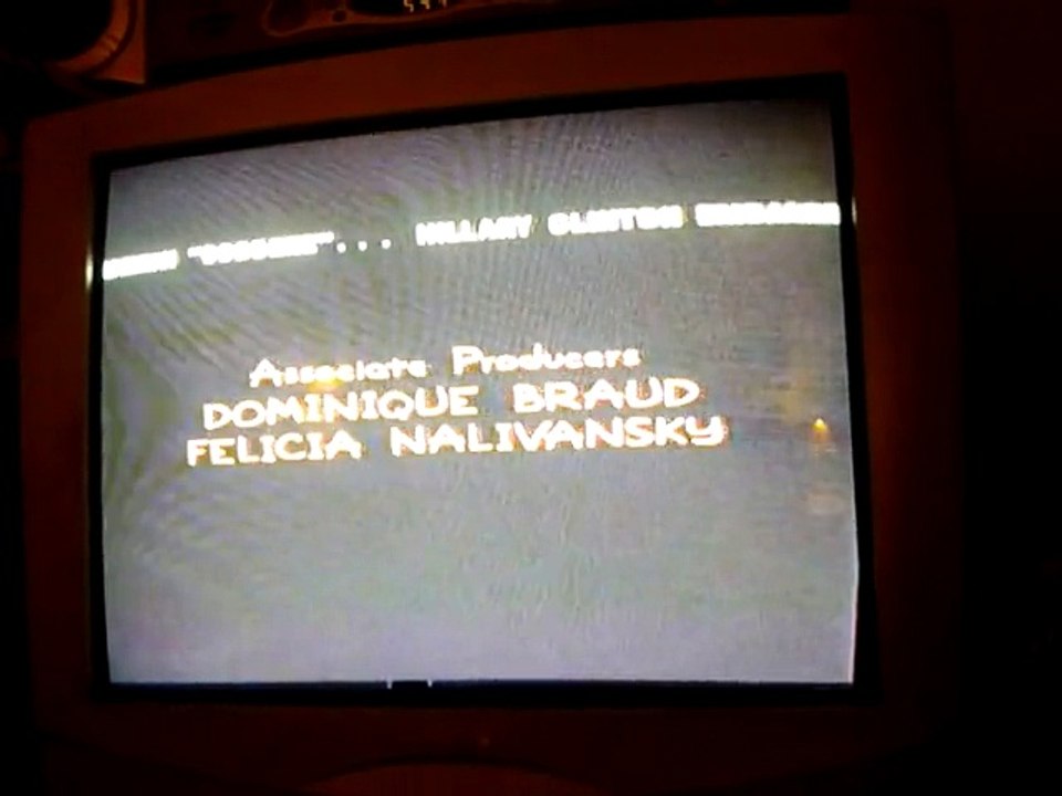 Simpsons End Credits (2003/With a News Crawl On Top of the Credits)
