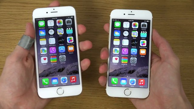 iPhone 6 iOS 8.1 Jailbroken vs. iPhone 6 iOS 8.1 Stock - Which Is Faster (4K)