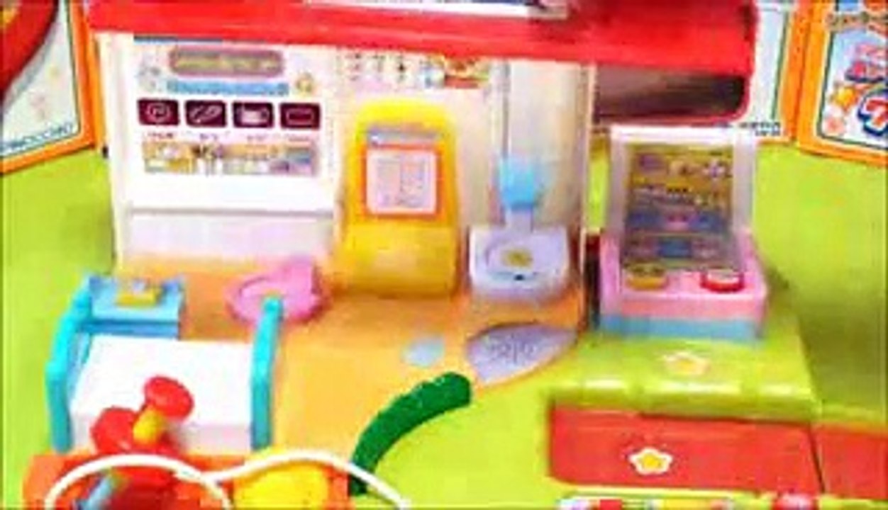 アンパンマン アニメの おもちゃ かばおくん 病院に行く 第18話 ミッキーのバスも出るよ anpanman toys clinic kabaokun micky bus