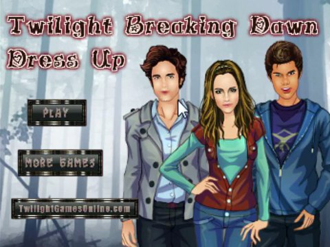 Twilight Breaking Dawn Dressup Let's Play / PlayThrough / WalkThrough Part