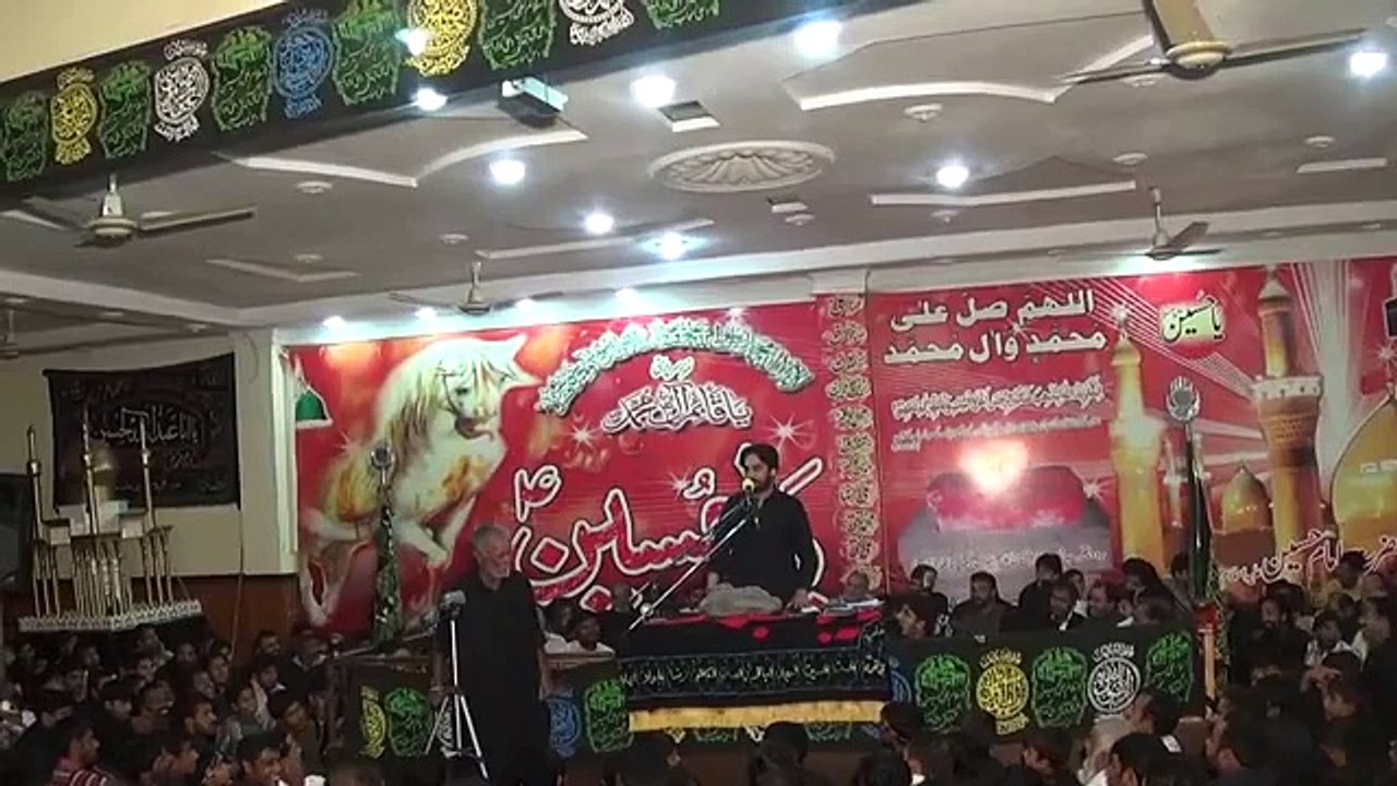 Waseem Baloch 8th Muharram 2014 at Imran Wali, Sialkot, Pakistan.