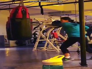 Vina Morales Boxing Workout 11_2_14
