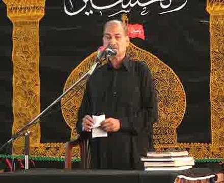 Zakir Ghulam Abbas Ratan majlis 9 muharam at Rasoolnagar