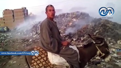 كارثة بيئية بحرق القمامة داخل المنطقة السكنية بمدينة منيا القمح بالشرقية